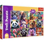 Puzzle Trefl 300 piese cu portrete amuzante de animale