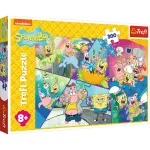 Puzzle Trefl SpongeBob în Bikini Bottom, 300 piese, 8+ ani