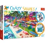 Puzzle Trefl 600 piese cu forme ciudate Miami Beach, multicolor