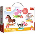 Puzzle copii Trefl Baby Clasic La Ferma, 14 piese, 2+ ani