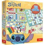 Set 15 jocuri clasice Disney Stitch pentru copii, Trefl