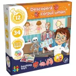 Joc educativ Descoperă corpul uman cu 12 activități interactive, 4+ ani