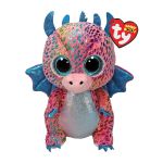 Dragon de plus TY Beanie Boos Flint, 15 cm, multicolor