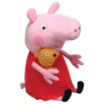 Jucarie de plus TY Peppa Pig Beanie Babies, 38 cm, multicolor