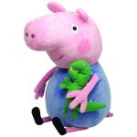 Jucarie de plus TY George din Peppa Pig, Beanie Buddies, 38 cm