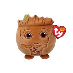 Plus TY Beanie Balls Marvel Groot, 8 cm, jucarie de plus pentru copii