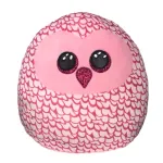 Bufnița de pluș TY Squish-a-Boos Pinky, roz, 30 cm