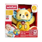 Jucarie interactiva Winfun Canta si Invata cu Leul Caesar, 3 luni+