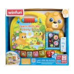 Cărticică interactivă Winfun de activități cu sunete, lumini și 13 pagini