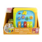 Cub interactiv cu sunete și forme Winfun pentru copii 9+ luni