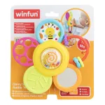 Jucărie de dentiție și zornăitoare Winfun Margaretă pentru bebeluși 6+ luni