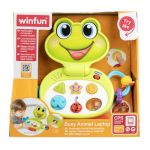 Laptop interactiv Winfun Broscuta cu lumini si sunete, 6 luni+