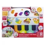 Pian interactiv pentru bebelusi Winfun cu sunete, lumini si 3 moduri