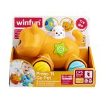 Pisicuță interactivă Winfun pentru bebeluși 6+ luni, multicolor