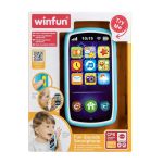 Smartphone interactiv pentru bebelusi Winfun cu sunete si lumini, 6+ luni