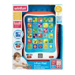 Tableta educativa interactiva Winfun cu 3 niveluri de joc, 12 luni+
