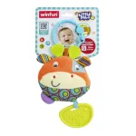 Zornăitoare girafă Winfun cu jucărie de dentiție, multicolor, 0+ luni
