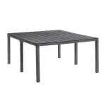 Masă de grădină extensibilă din plastic Leziter Tulsa, grafit