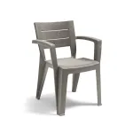 Scaun de grădină din plastic Leziter Milla, cappuccino