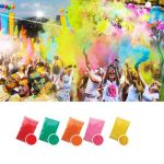 Set 5 culori pudra neon uv holi, 100gr/culoare