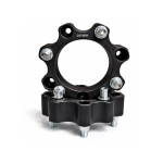 Distantier ATV 30 mm 4x136 centrare 120 cu 8 piulite M12x1.5 set 2 bucati aluminiu forjat negru Cod: DST8009