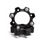 Distantier ATV 35 mm 4x136 centrare 120 cu 8 piulite M12x1.5 set 2 bucati aluminiu forjat negru Cod: DST8010