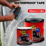 Banda Super Adeziva tip "FLEX TAPE" pentru repararea scurgerilor, rezistenta la apa, culoare neagra, dimensiune 150 x 10cm FAVLine Selection