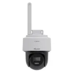 Camera IP Wi-Fi rotativa PT HiLook, 4MP, IR 30m, Microfon, Difuzor, Auto-Tracking, slot microSD, IP66 - PTZ-N2C400I-W(W) SafetyGuard Surveillance