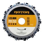 Disc flex cu lanț de drujbă pentru lemn 125 mm, Rotor