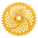 Disc motocoasă 40T cu VIDIA, tip oală ondulat, 255x25,4x1,5 mm Rotor