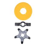 Disc motocoasă pentru plivit 2 în 1 Rotor, cu 2 cuțite și protecție