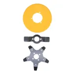 Disc motocoasă pentru plivit 2 în 1 Rotor, cu 2 cuțite și protecție
