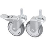 Roți pentru grătar Kamado Egg, cu și fără frână, set accesorii