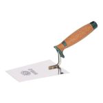 Mistrie inox, trapez, lata, sudura in puncte, 16 cm, maner pluta, Olejnik GartenVIP DiyLine