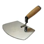 Mistrie inox, trapez, semirotunda, 16x12 cm, maner pluta, Olejnik GartenVIP DiyLine