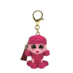 Breloc din plus Ty Mini Boos Patsy Poodle Roz, 8,5 cm