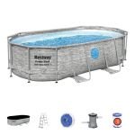 Piscină supraterană Bestway Power Steel Vista 427x250x100 cm cu filtru