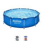 Piscină supraterană Bestway Steel Pro cu filtru, 305 x 76 cm