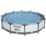 Piscină supraterană Bestway Steel Pro MAX 305x76 cm cu pompă filtrare