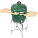 Grătar ceramic Strend Pro Kamado Egg 23 verde, cu termometru