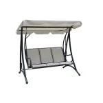 Leagăn de grădină Casablanca, 3 locuri, max. 250 kg, bej