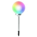 Lampă solară de grădină Strend Pro Rainbow cu 4 LED-uri colorate, 30x73 cm