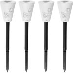 Set 4 lampi solare de gradina Strend Pro Sargas, 2 LED, 35 cm