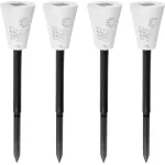 Set 4 lampi solare de gradina Strend Pro Sargas, 2 LED, 35 cm