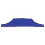 Prelată acoperiș pavilion Elvis albastră din PVC pentru grădină