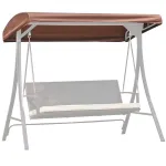 Prelată acoperiș pentru leagăn de grădină HURGHADA 188x162 cm