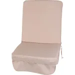 Șezut pentru scaun QENA cu pernă și spătar, bej