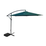 Umbrela de gradina suspendata DEMI 300 cm, verde, stalp lateral
