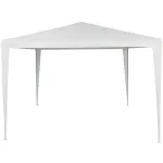 Pavilion de grădină CLINTON 3x3 m alb, cu structură metalică