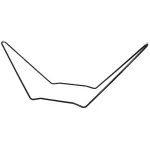 Suport pentru hamac de gradina VIKTOR din otel, negru, 300x72x110 cm